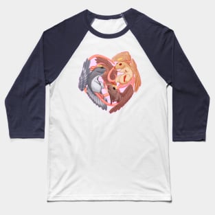 Rat Angels Baseball T-Shirt